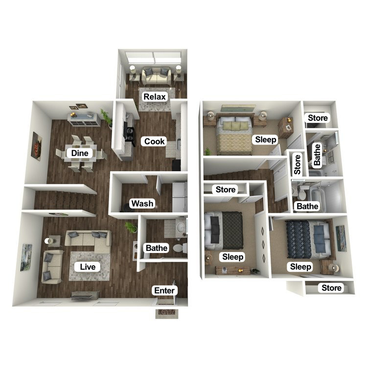 Floor plan image of The Chestnut