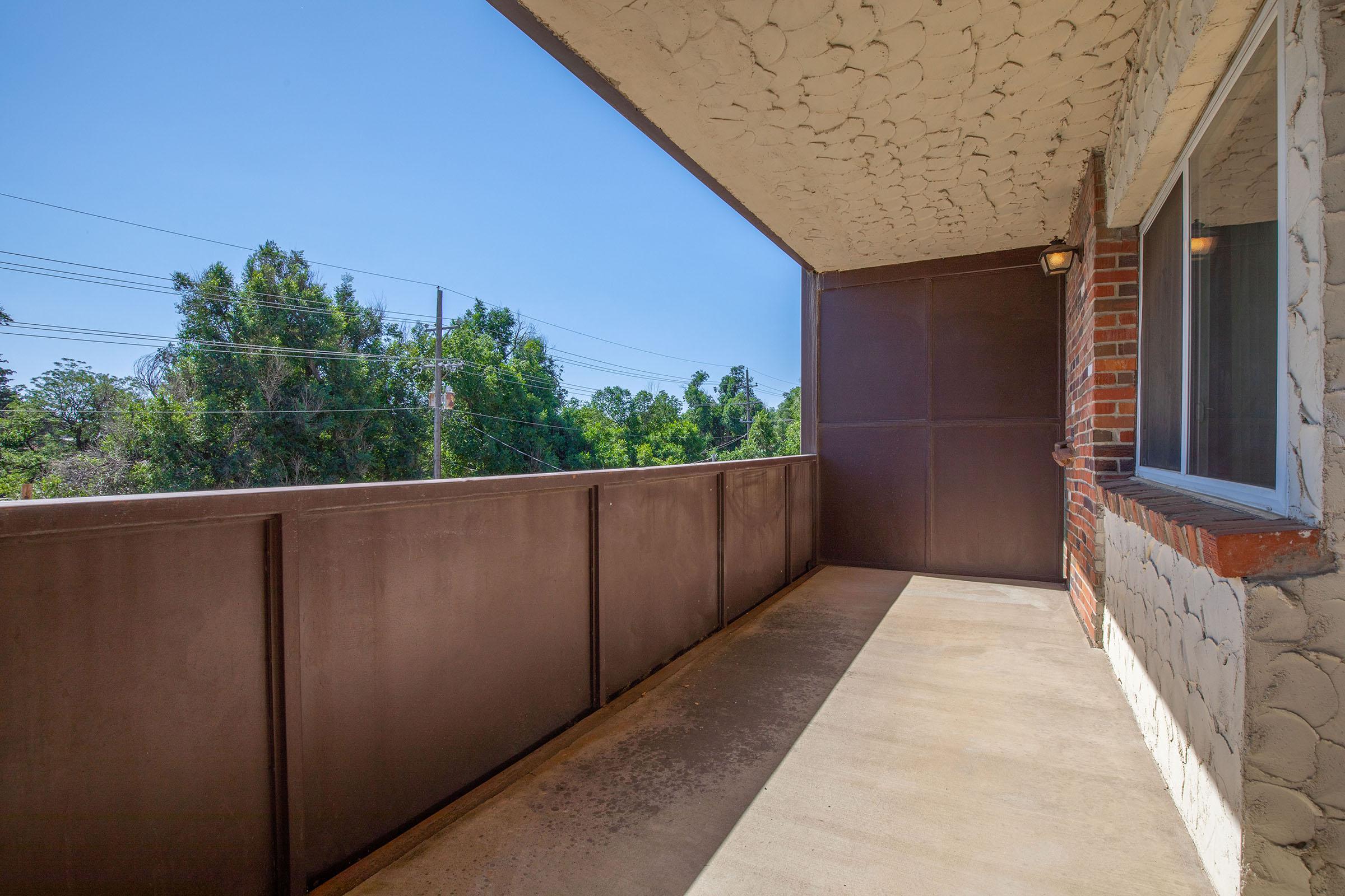 a close up of a brick building