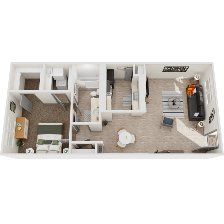1 Bedroom Rental – 11770 Westheimer Road, Houston, TX, 77077