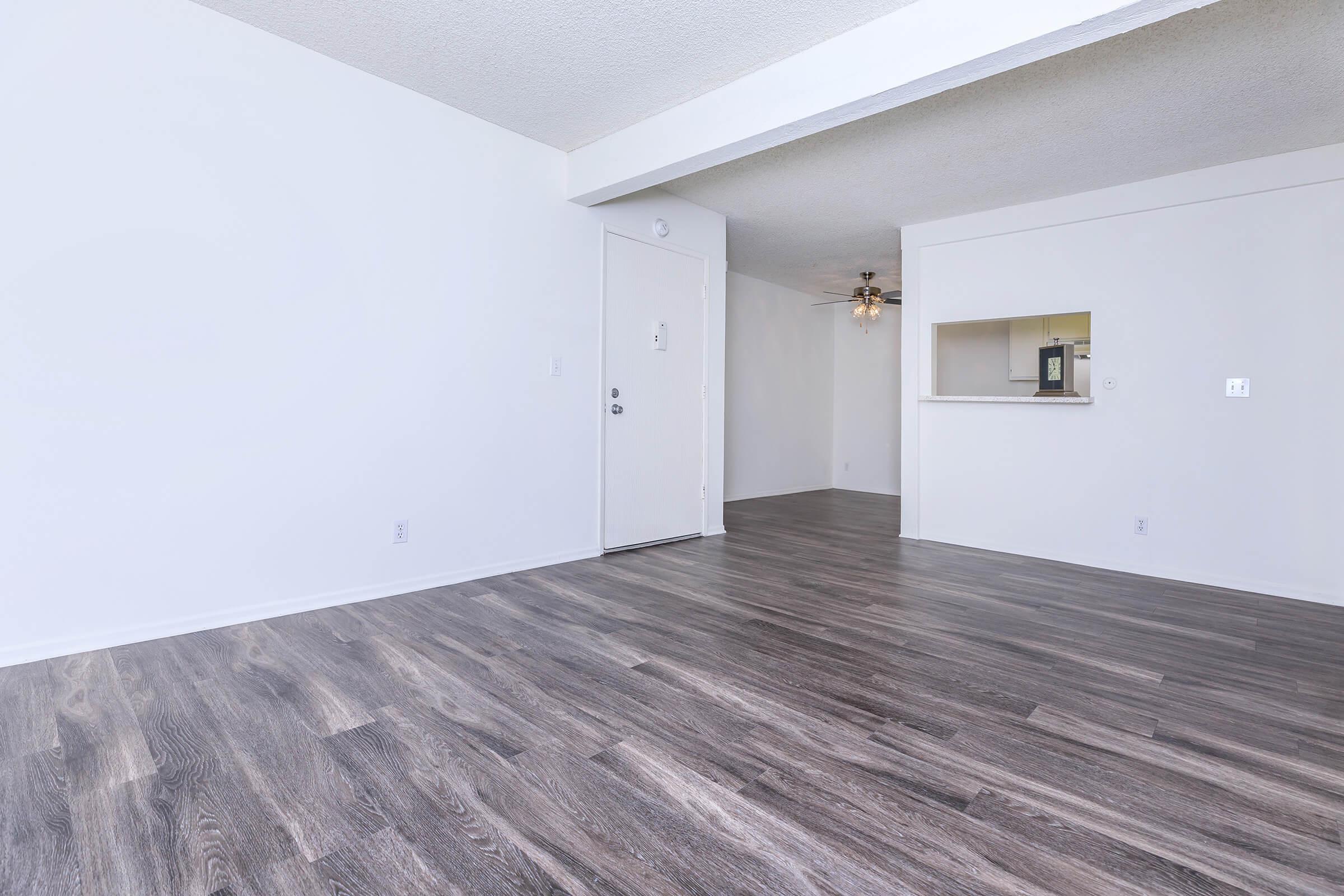 Living room with wooden floors