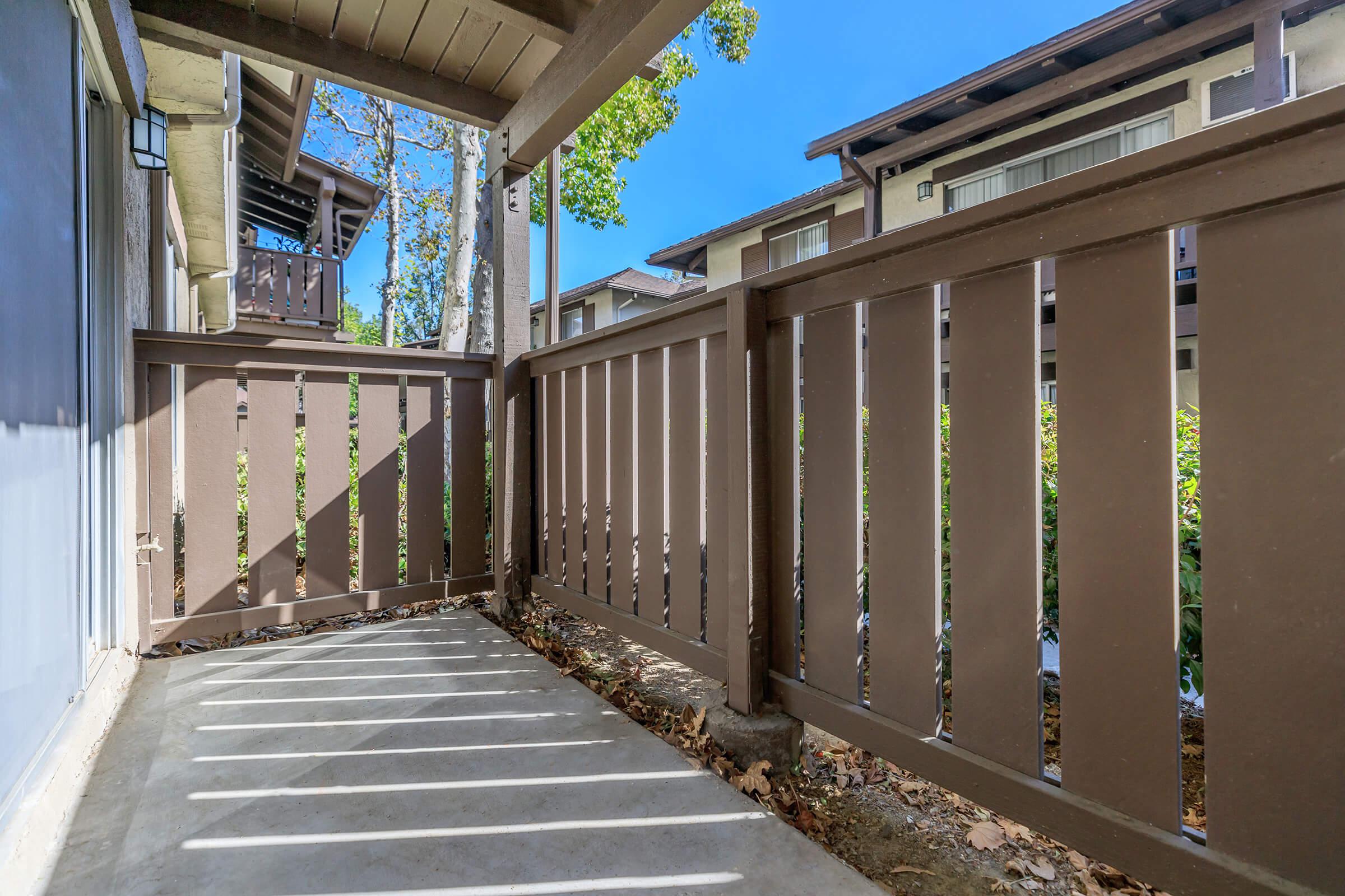 Unfurnished patio