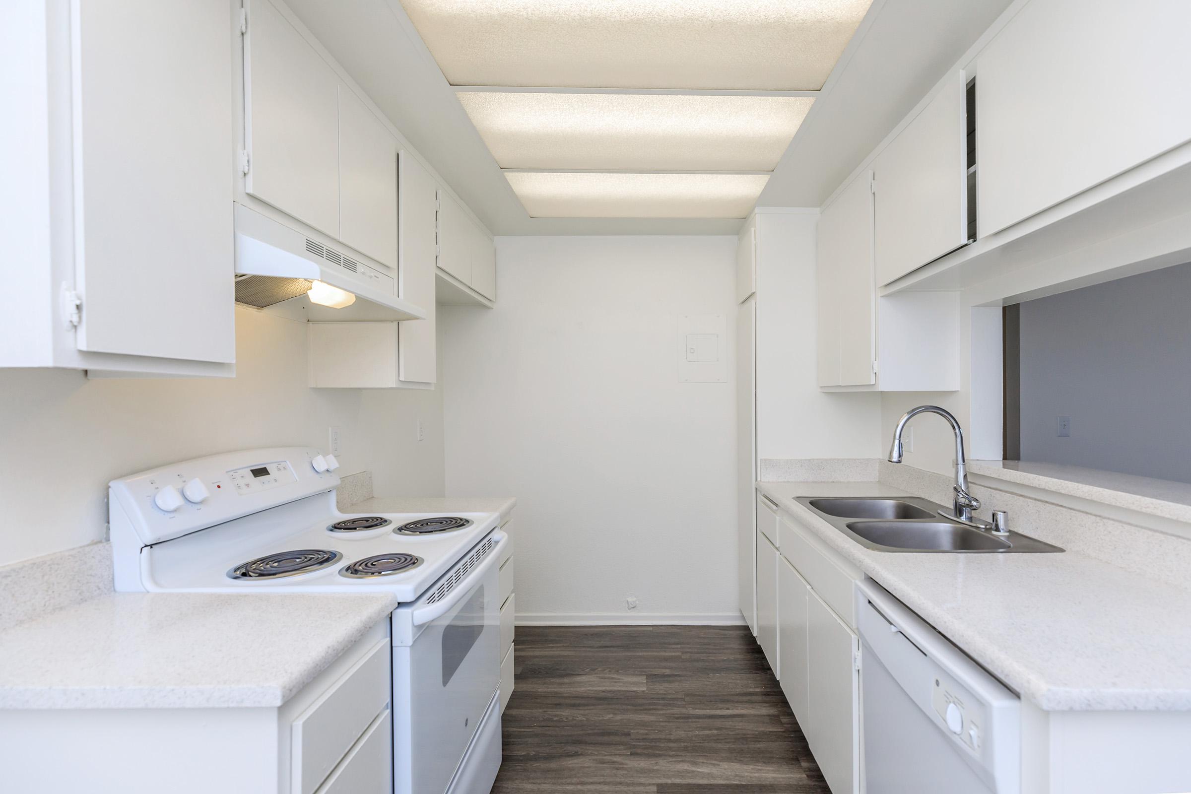 Kitchen with wooden floors