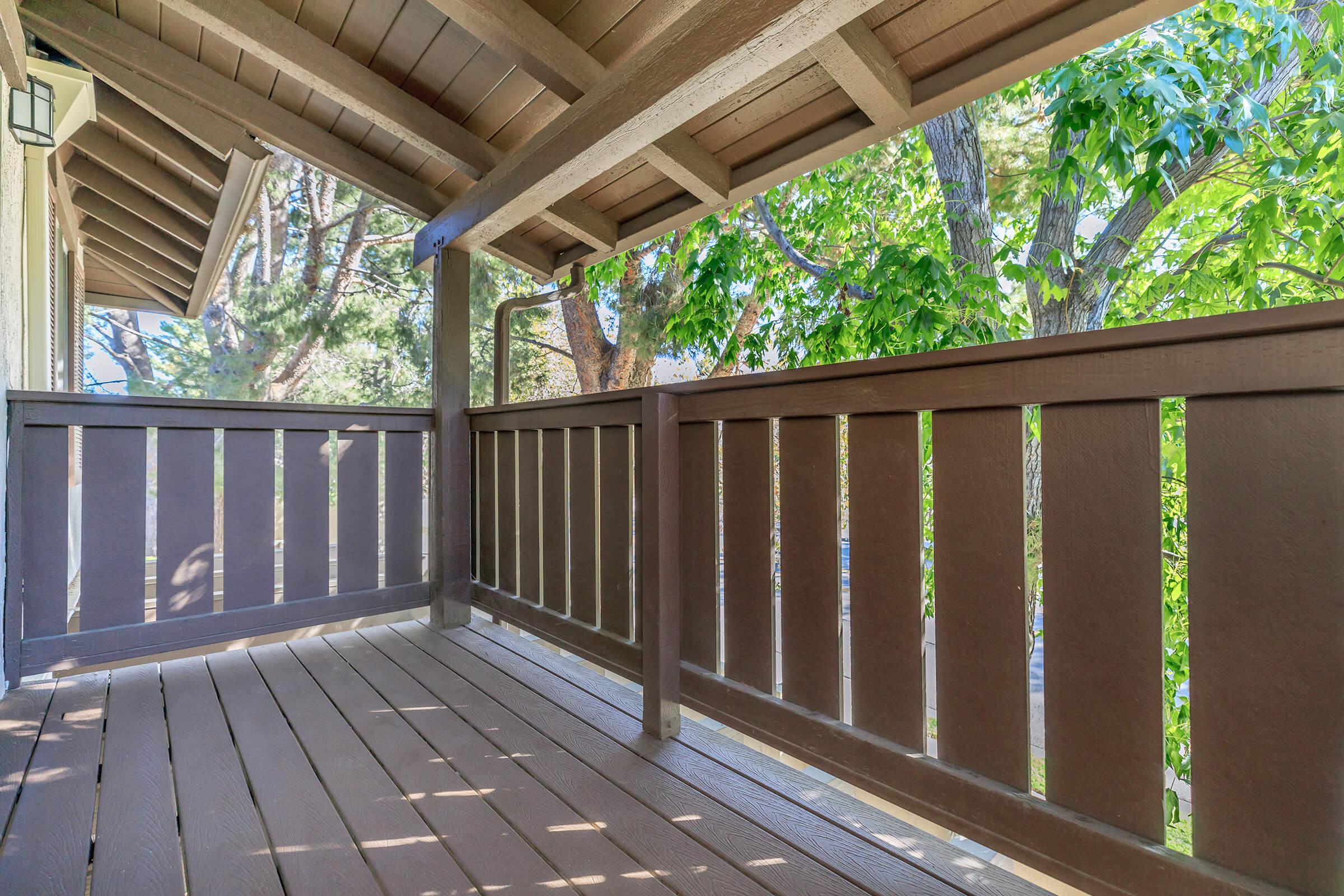 Unfurnished balcony