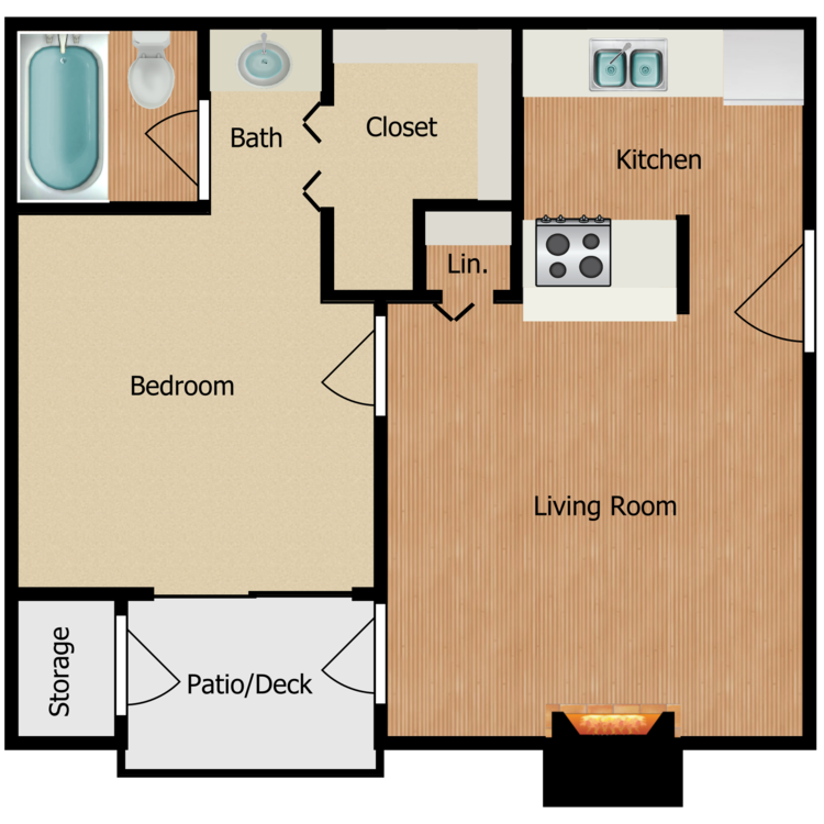 Floor plan image of A1