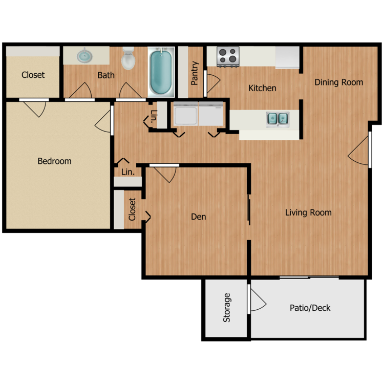 Floor plan image of B1