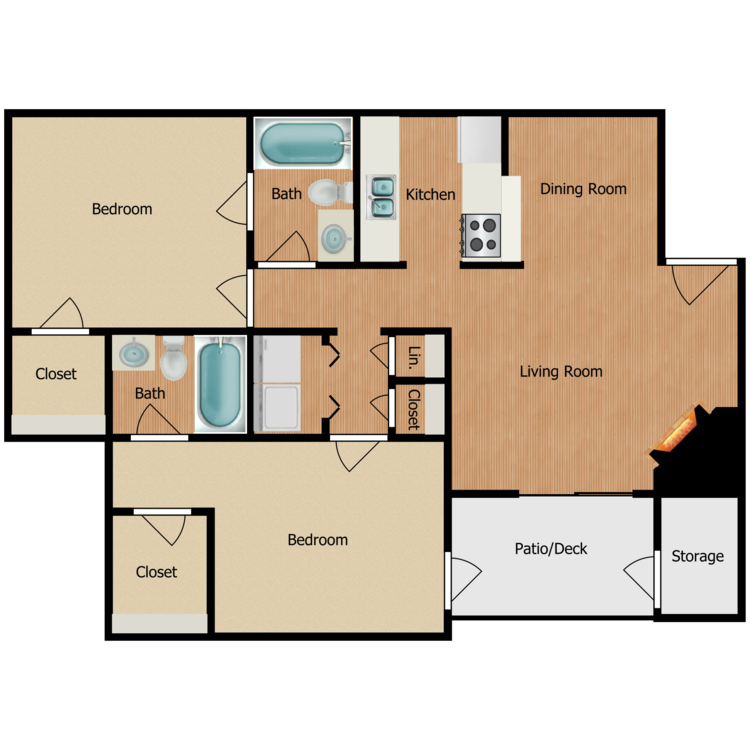 Floor plan image of B2
