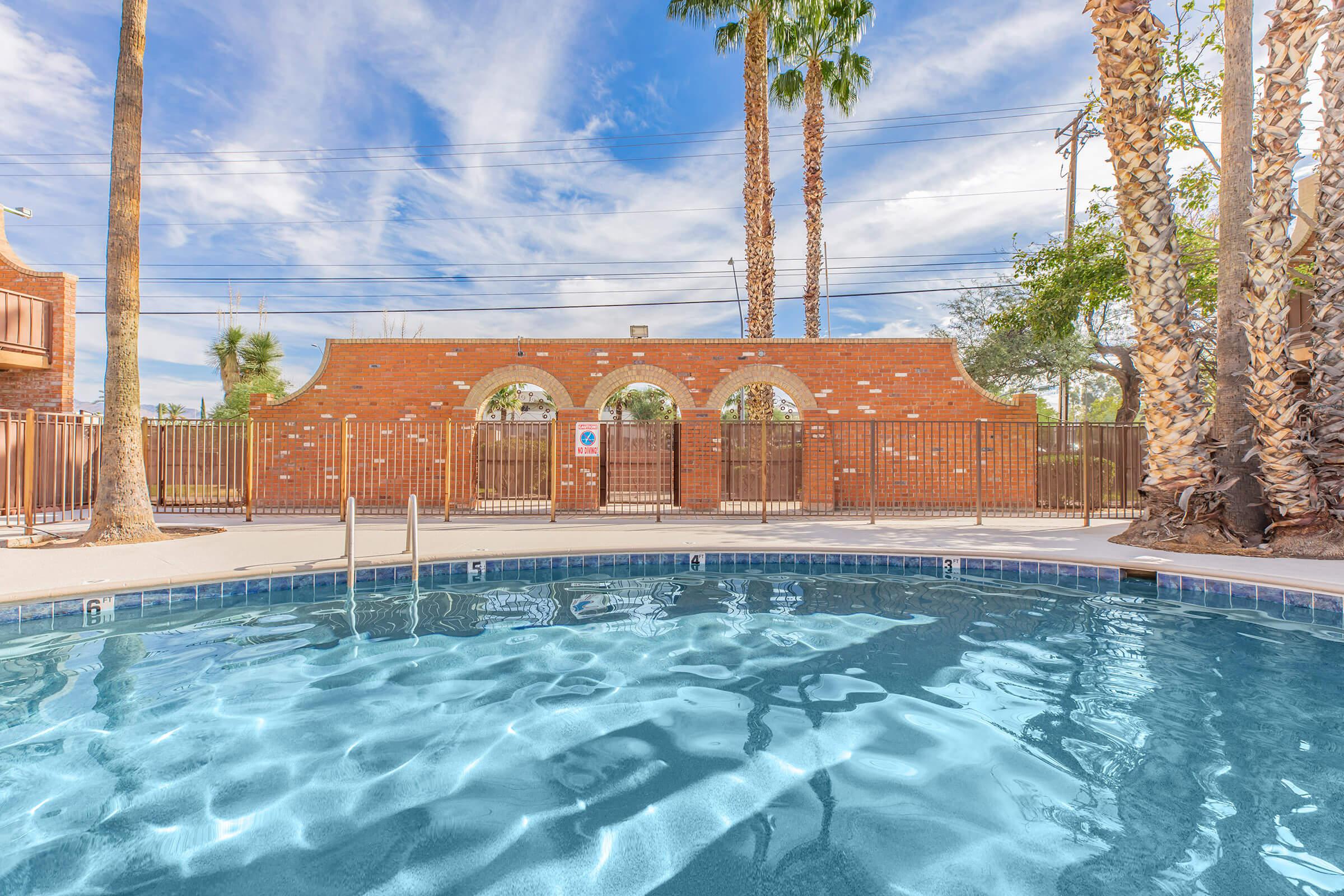 a large pool of water