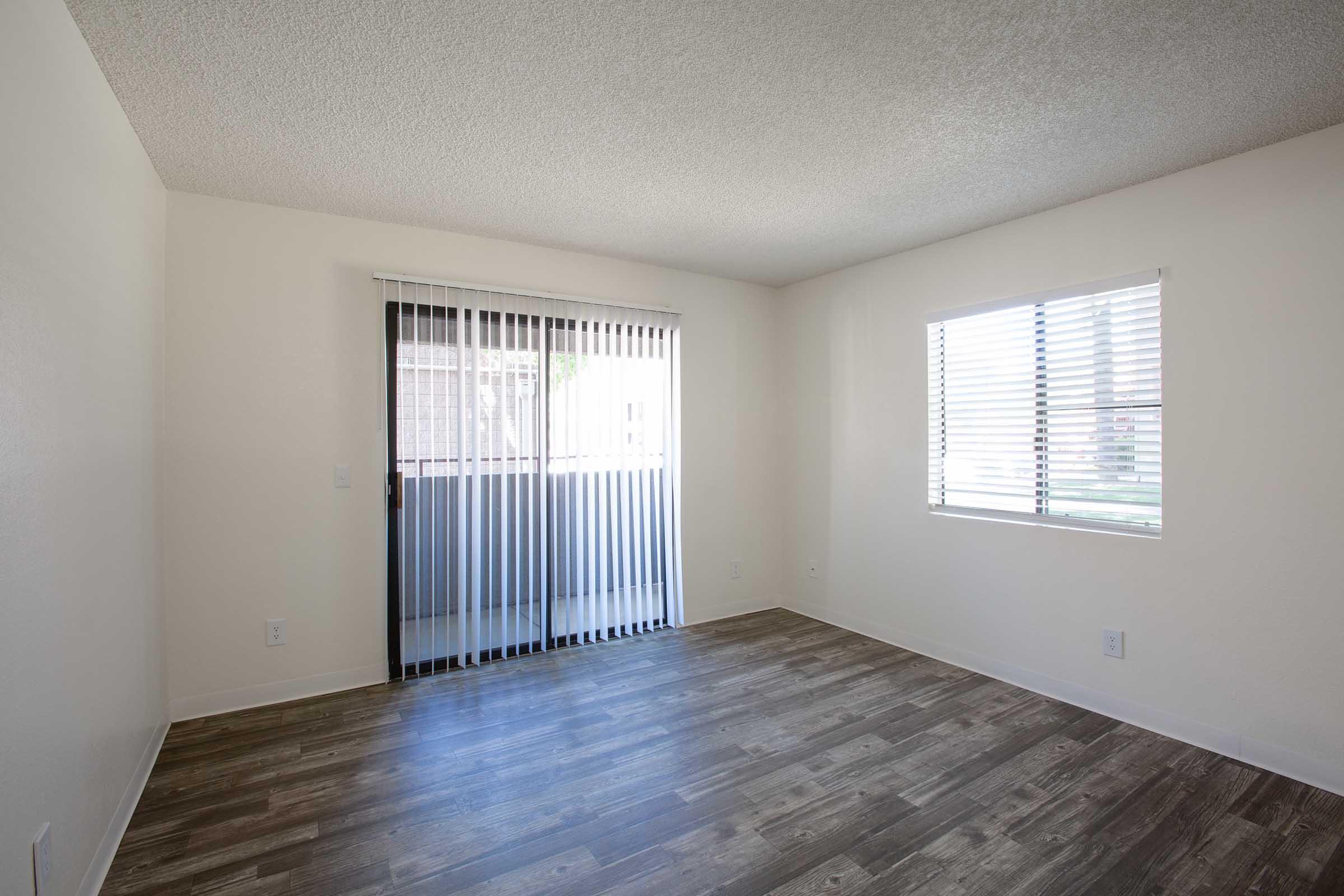 a room with a wooden floor