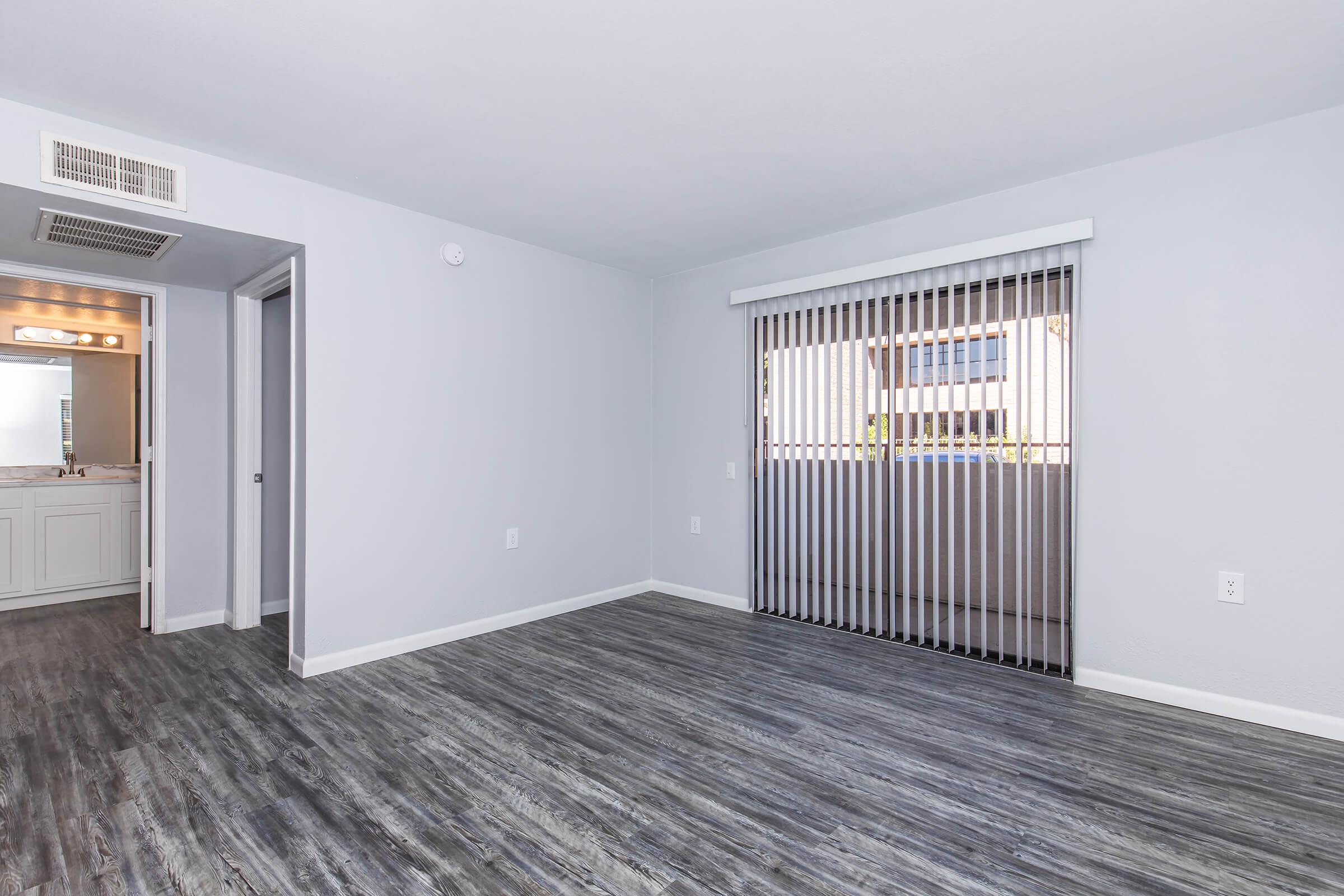 a room with a wooden floor