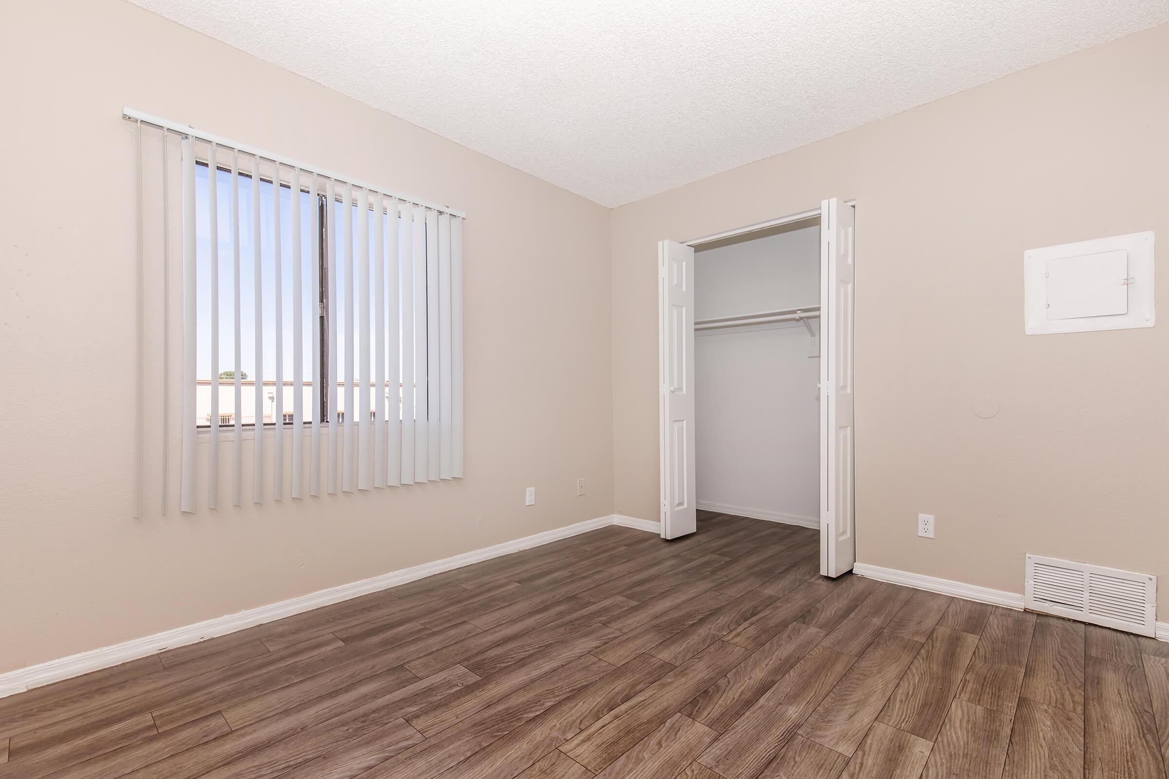 a room with a wooden floor