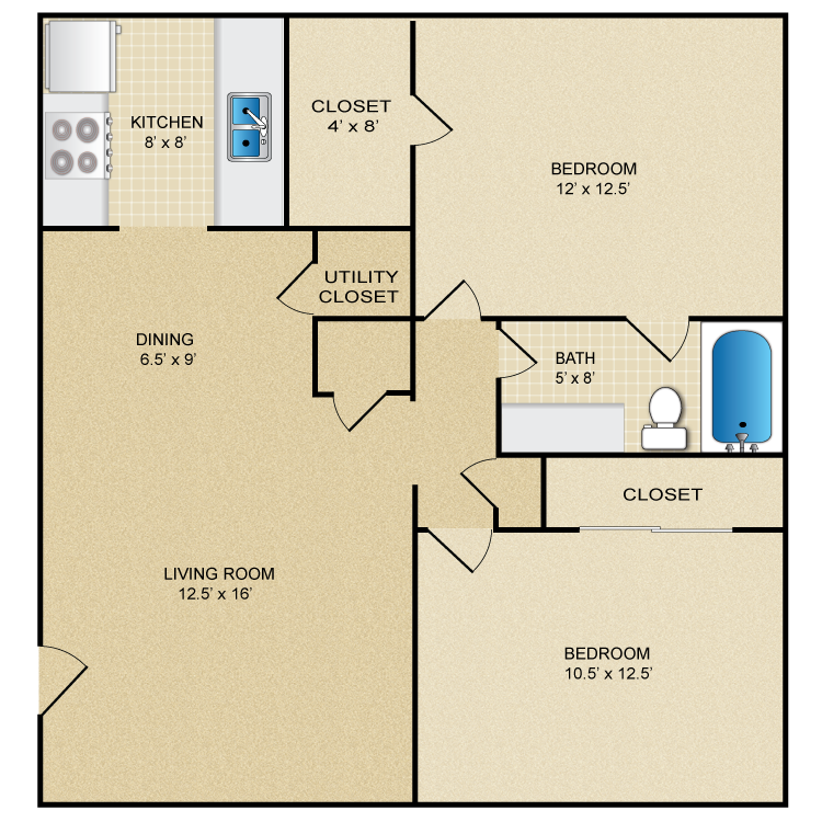 Floor plan image of B1
