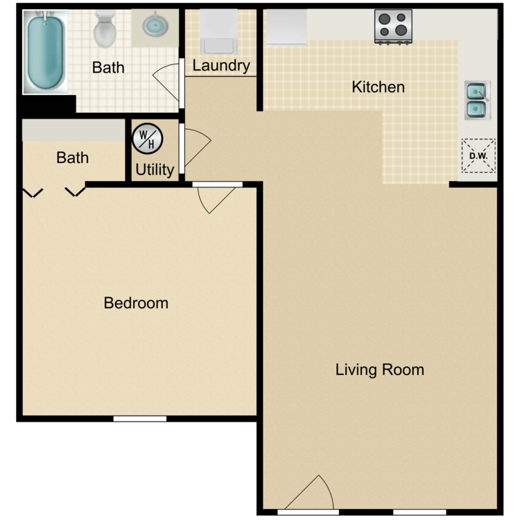 Floor plan image of The Fisk