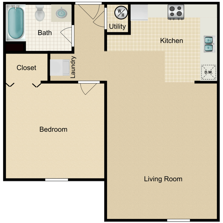 Floor plan image of The Hendrix