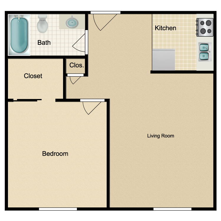 Floor plan image of The Jefferson