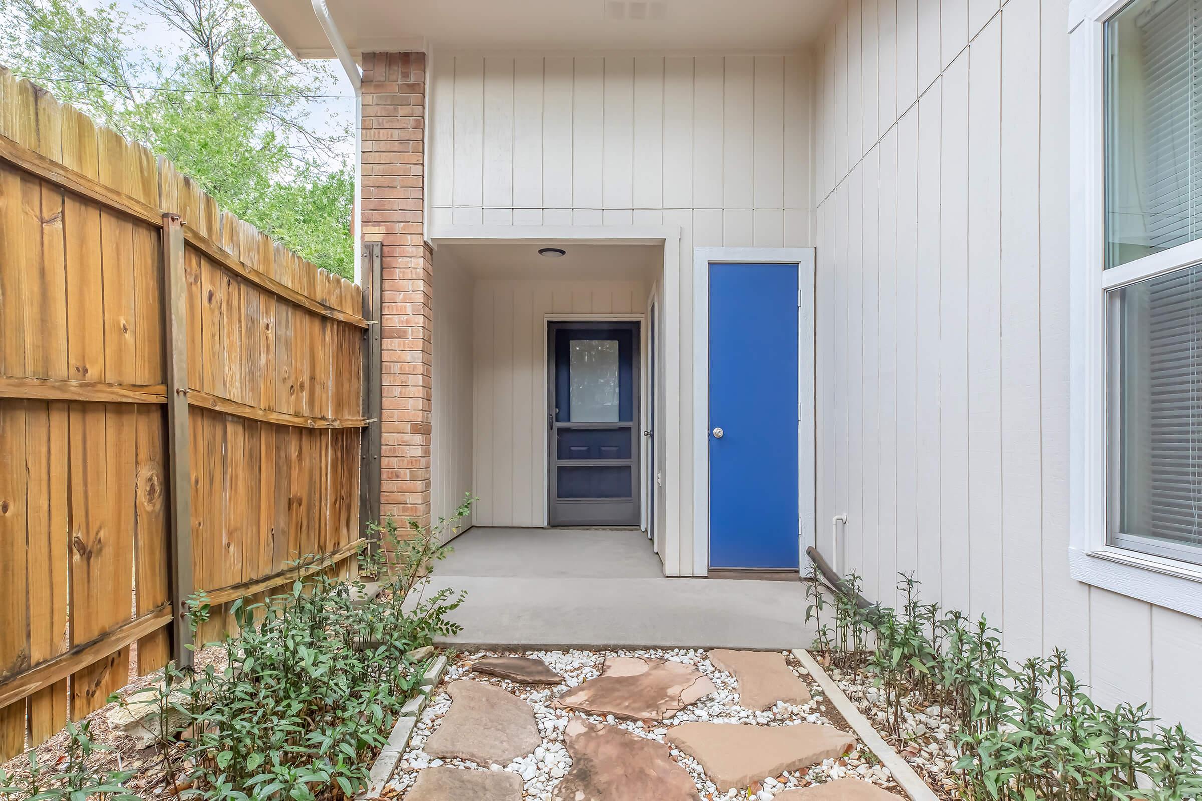 the door of a house