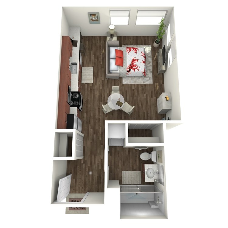 Floor plan image of Studio D