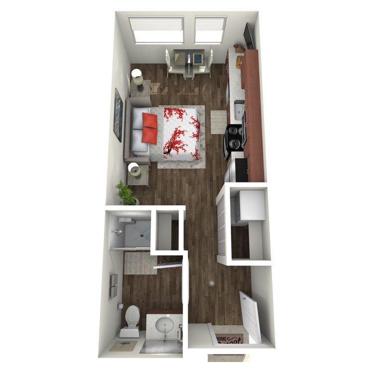 Floor plan image of Studio A