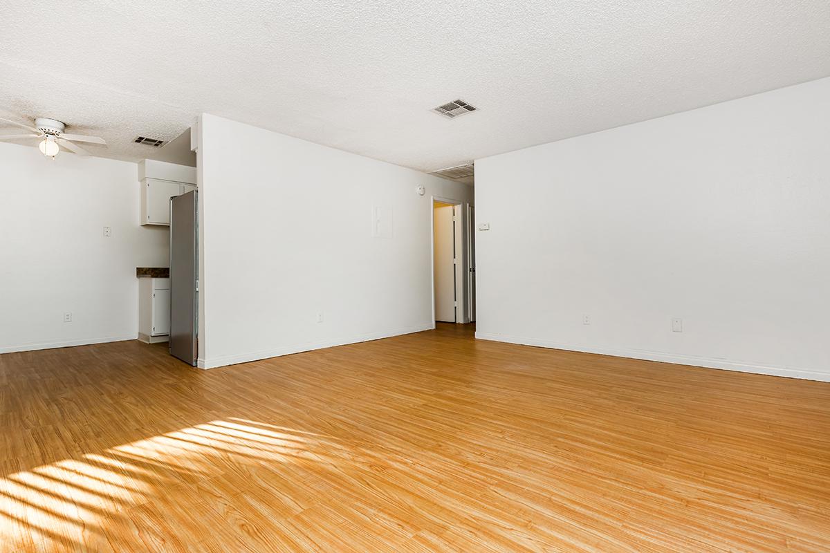 a room with a wooden floor