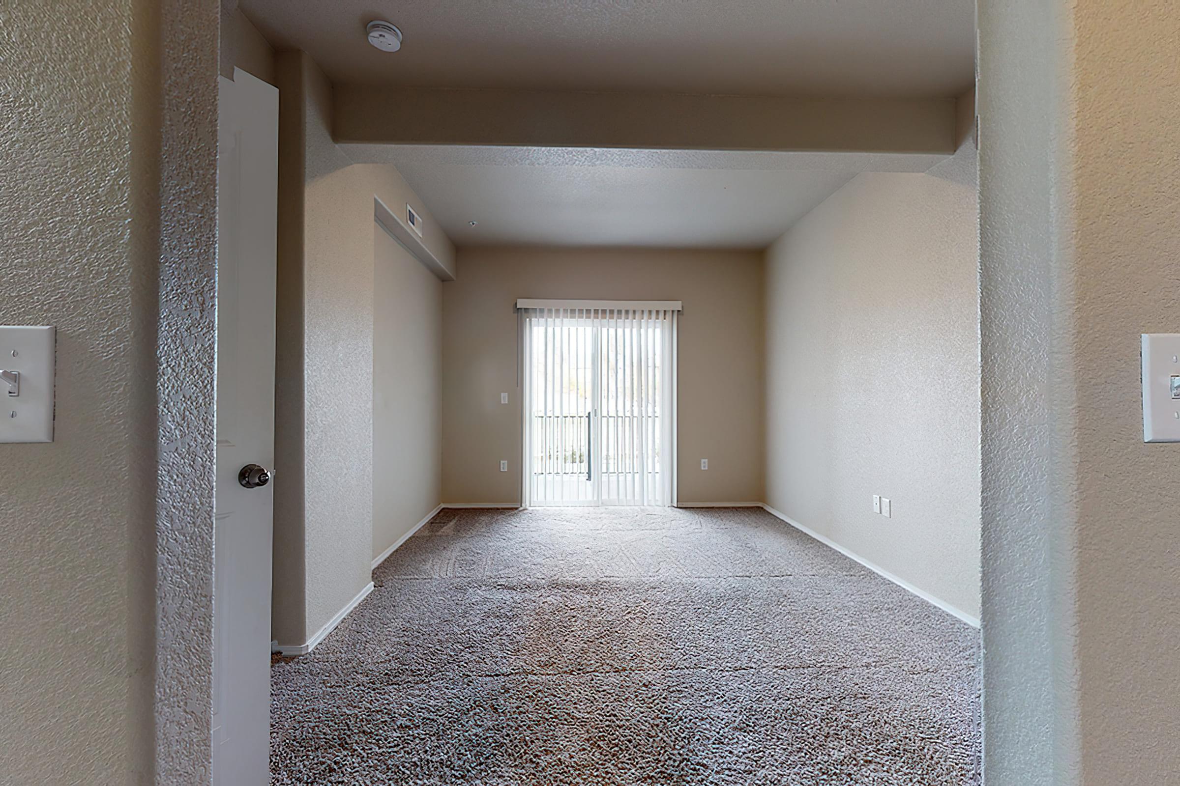 a double door in a room