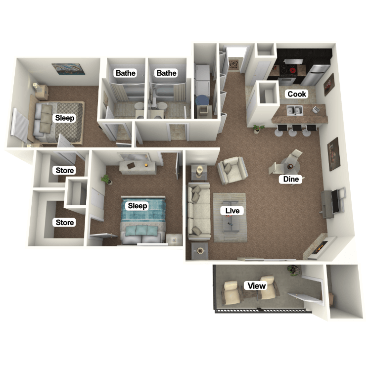 Floor plan image of The Patoka