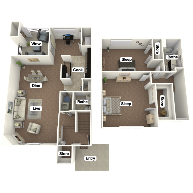 Floor plan image of The Wawasee