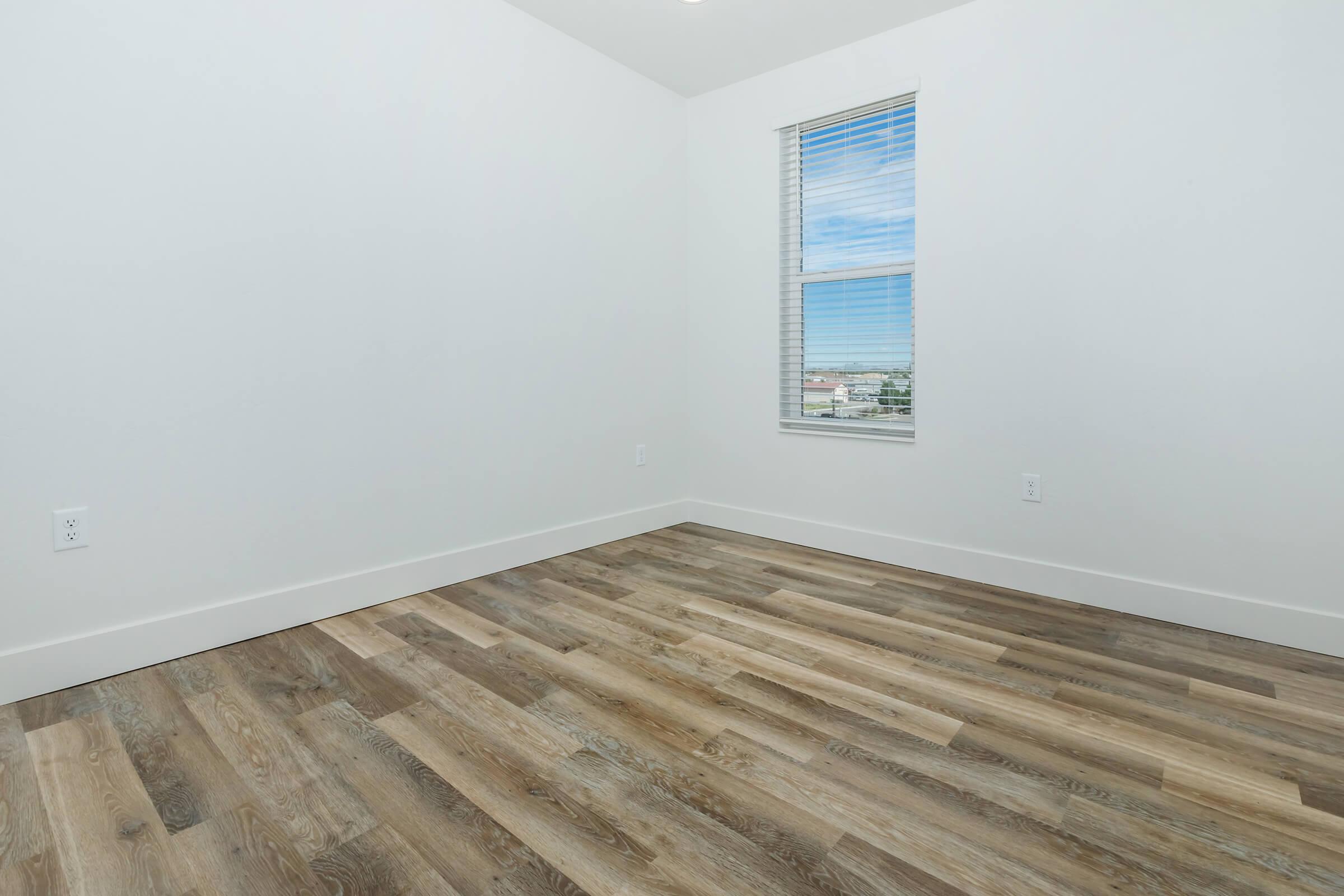 a building with a wooden floor