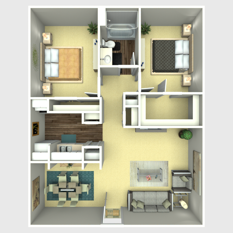 Floor plan image of B2