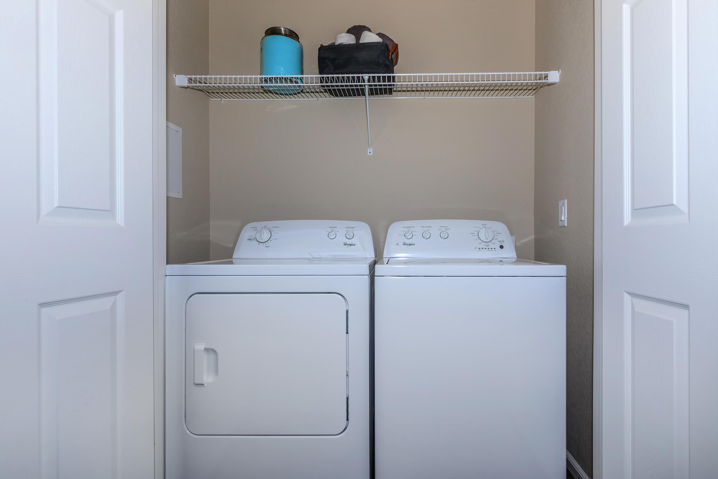 WASHER AND DRYER IN HOME