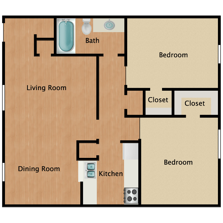 Floor plan image of The Magnolia