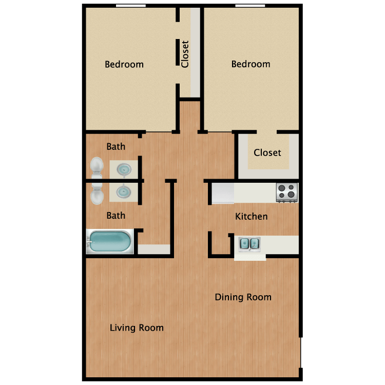 Floor plan image of The Willow