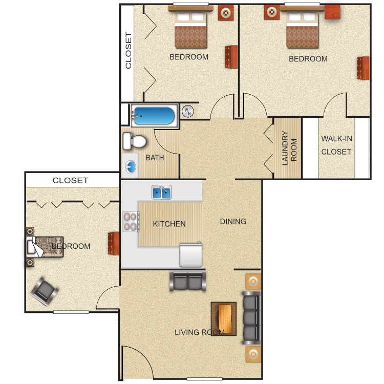 Floor plan image of Redwood