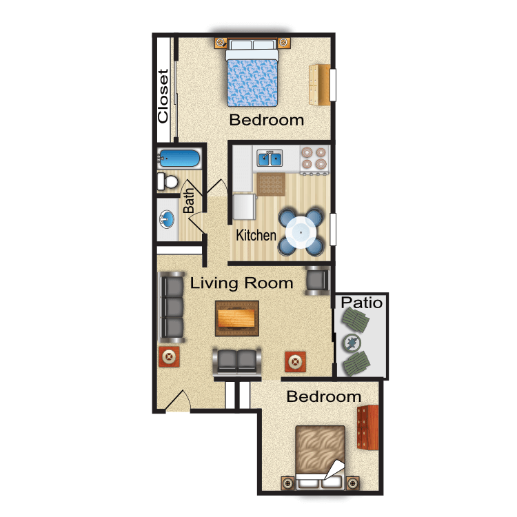 Floor plan image of York