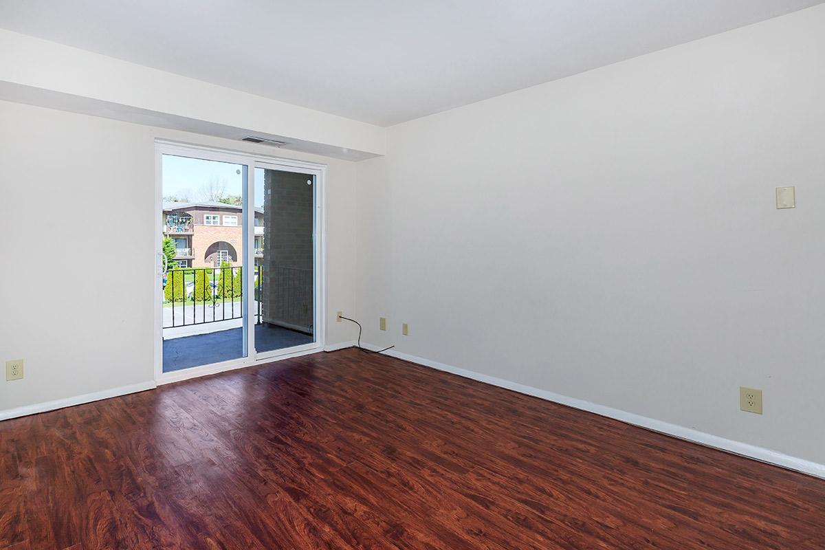 a room with a wood floor