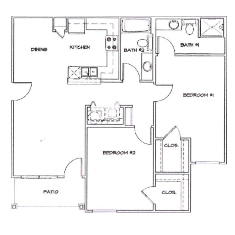 Floor plan image of B1 with Garage