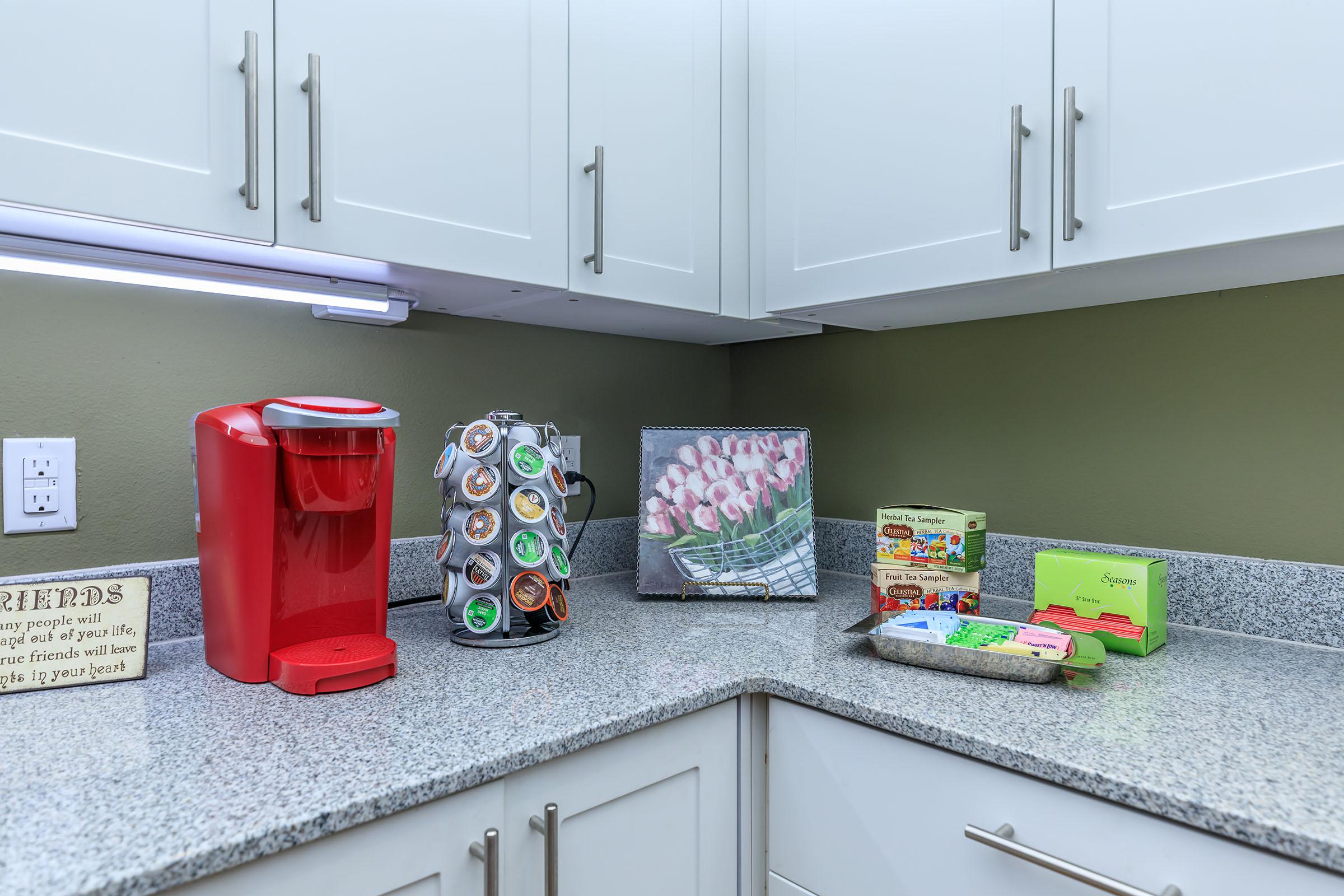 a kitchen counter