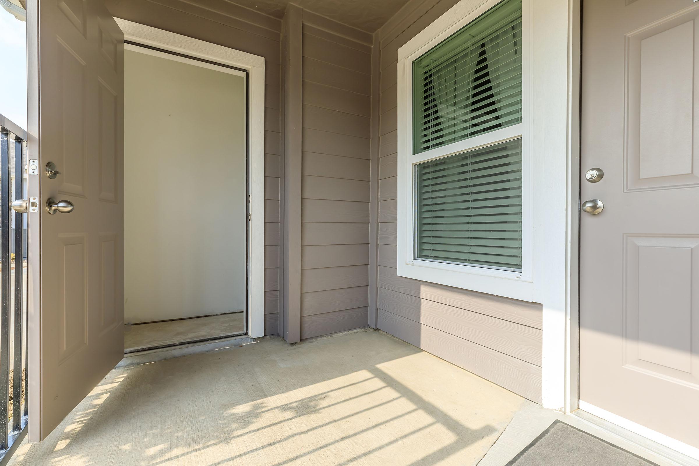 a door with a window