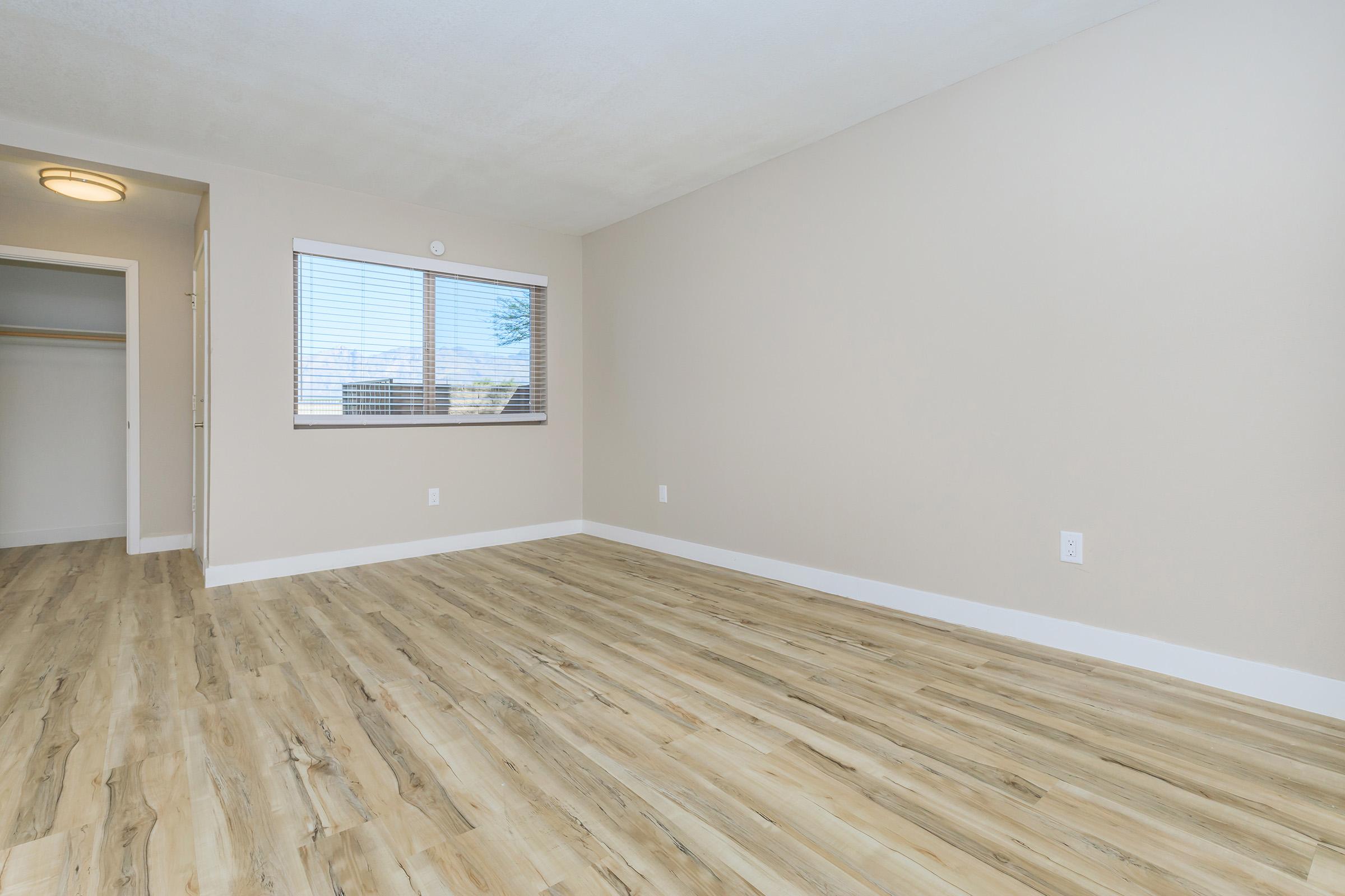 a room with a wooden floor