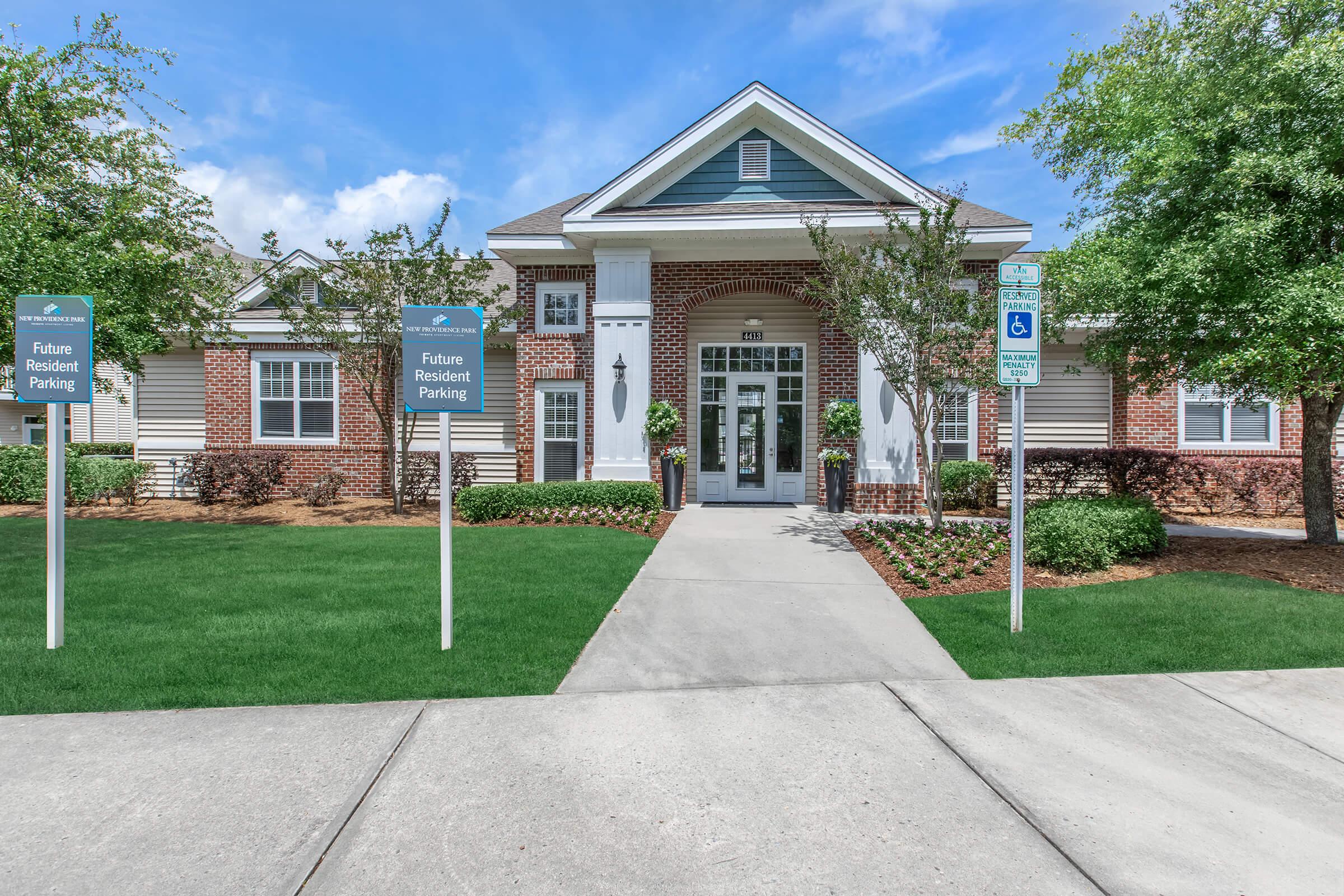 a large lawn in front of a house