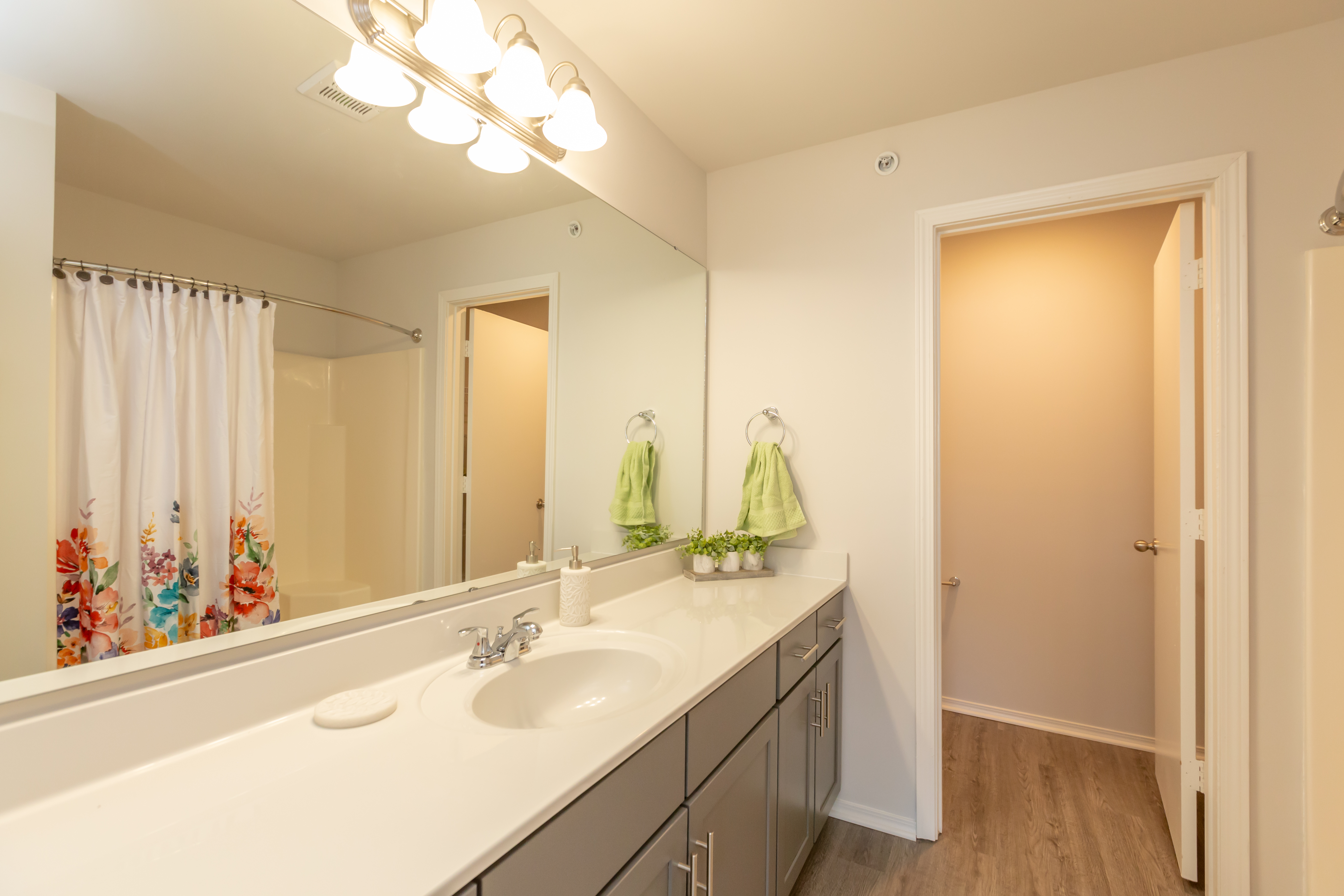 Spacious Bathroom Counters At New Providence Park In Wilmington, NC