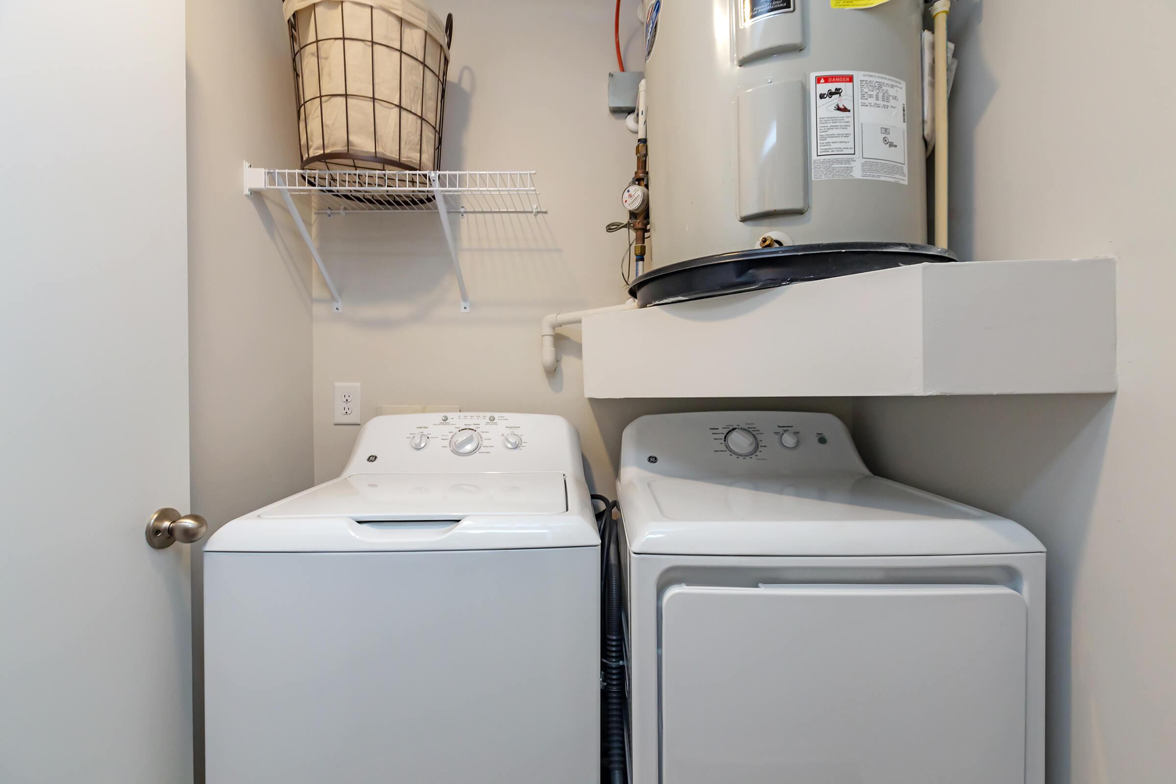 In-home Washer And Dryer At New Providence Park In Wilmington, NC