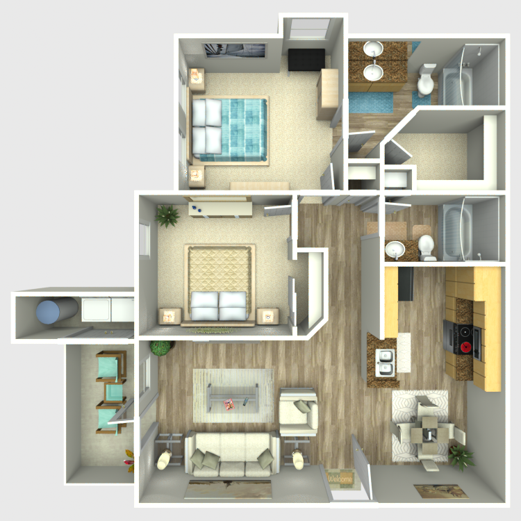 Floor plan image of B2-E