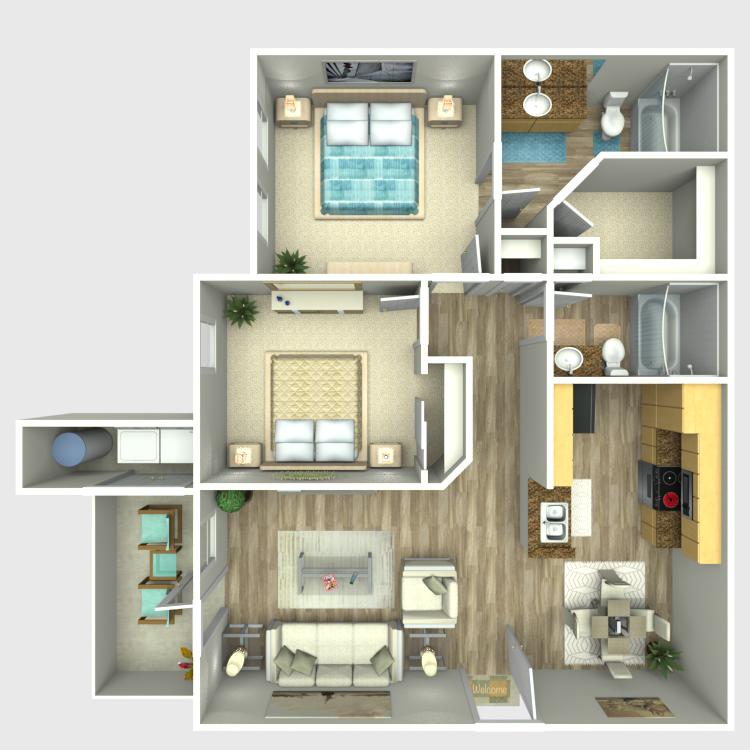 Floor plan image of B2