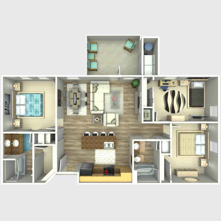 Floor plan image of C1