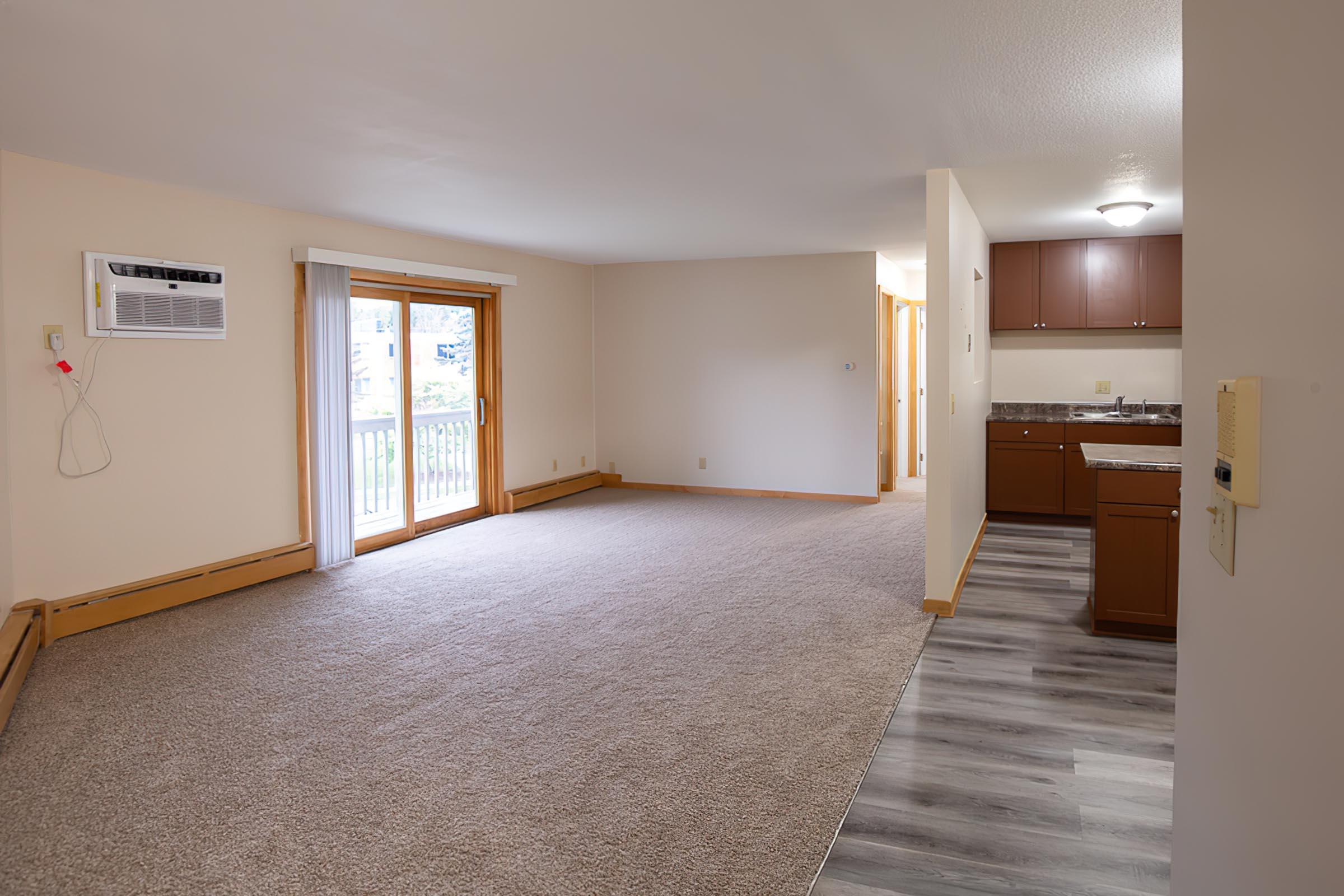 a room with a wooden floor