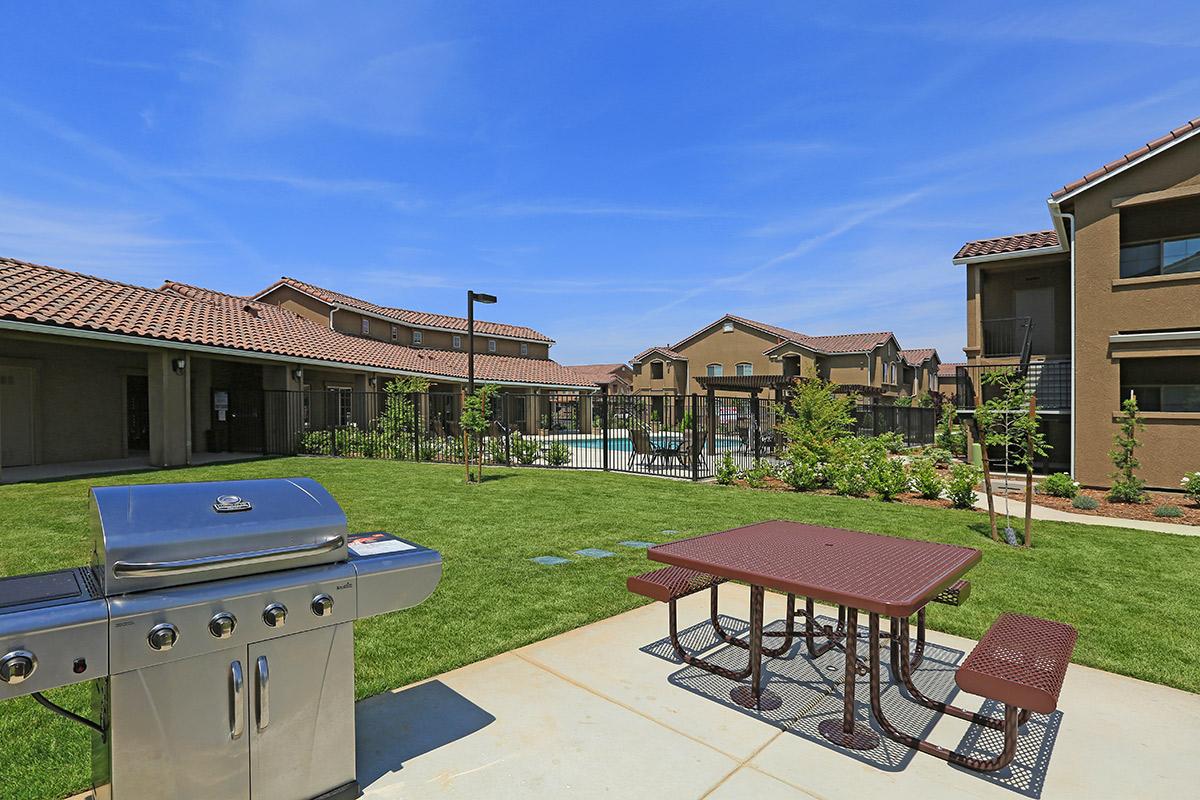 This is the barbecue area at Greystone Apartments