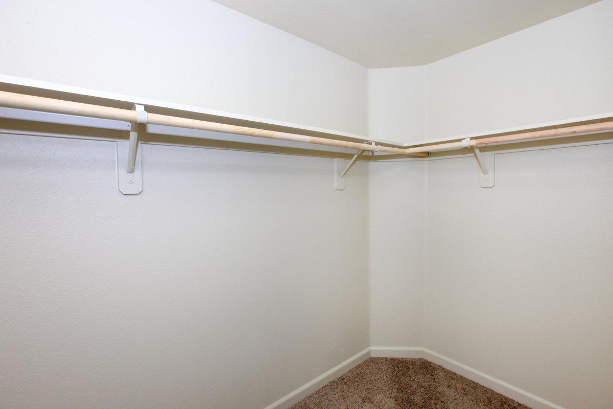Greystone Apartments provides spacious walk-in closets