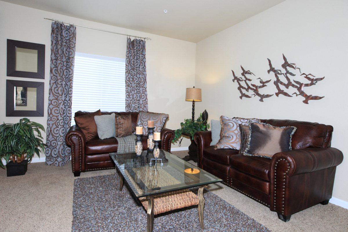 Greystone Apartments offers spacious living rooms