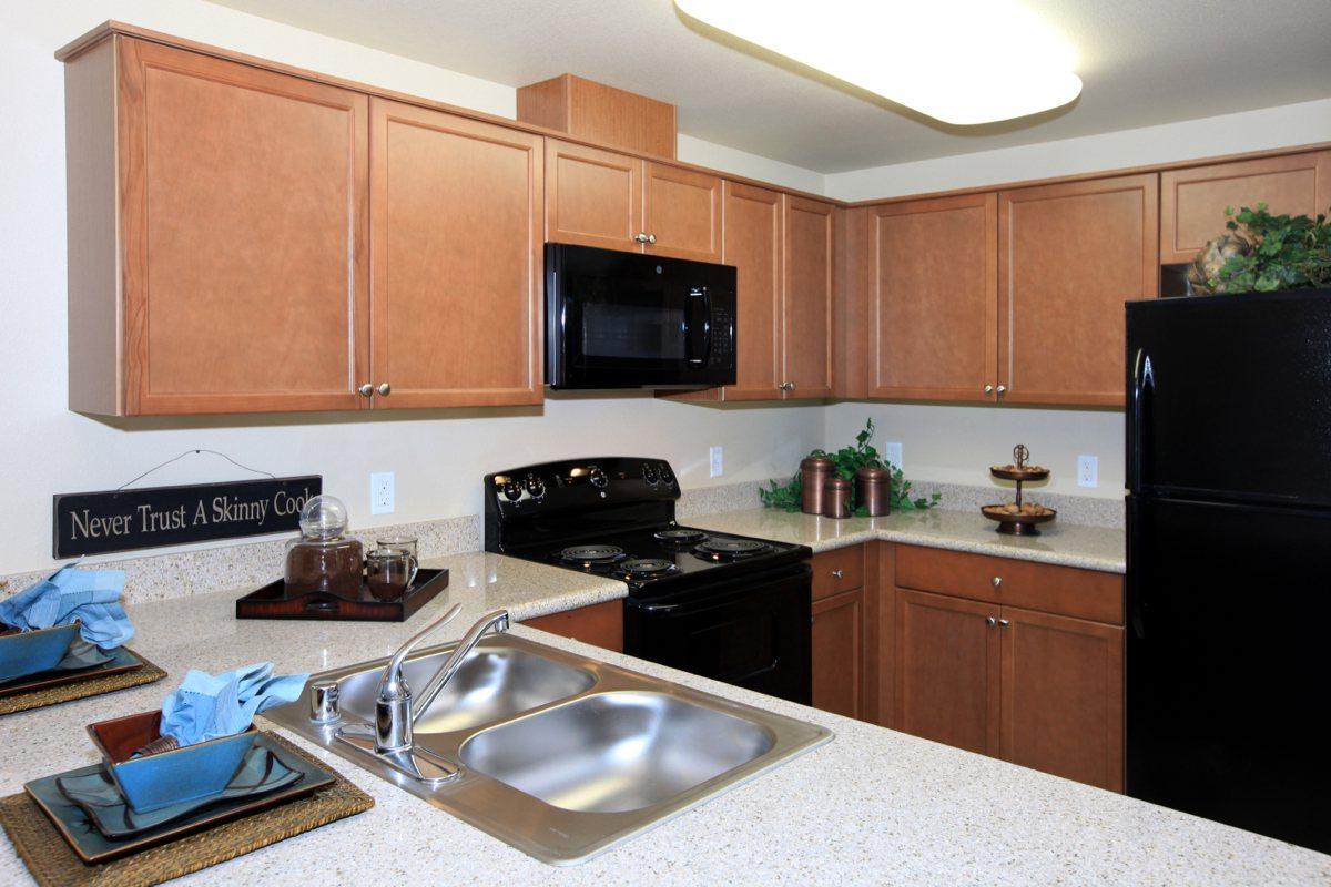 We have all-electric kitchens here at Greystone Apartments