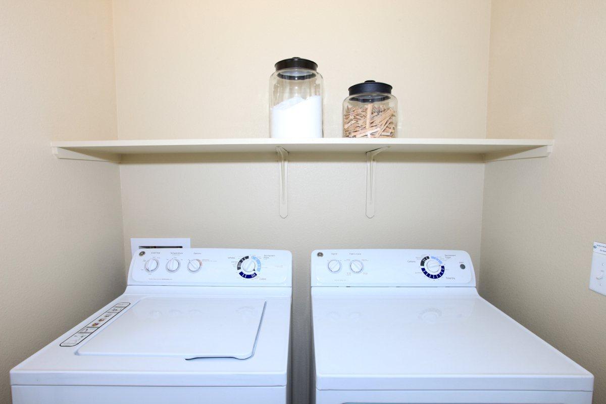 We have in-home washers dryers at Greystone Apartments