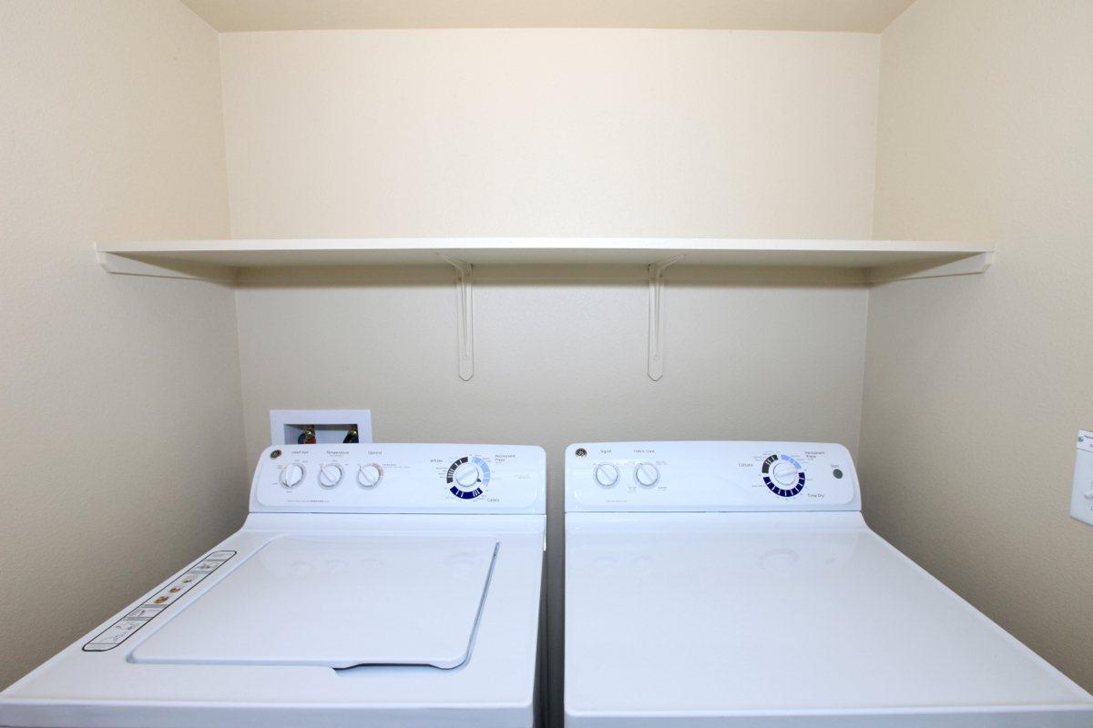 Greystone Apartments provides washer dryer in home